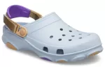 Crocs Sandálias Outdoor Beach Unissex Azul Cinza
