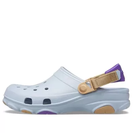 Crocs Sandálias Outdoor Beach Unissex Azul Cinza