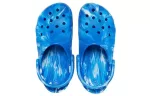 Crocs Sandálias Praia Mármore Azul