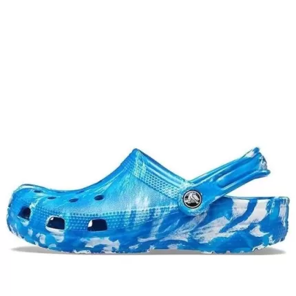 Crocs Sandálias Praia Mármore Azul