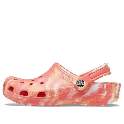 Crocs Sandálias Praia Mármore Laranja