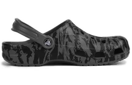 Crocs Sandálias Praia Preta ‘Gray White’