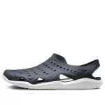 Crocs Sandálias Pretas Brancas