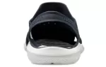 Crocs Sandálias Pretas Brancas