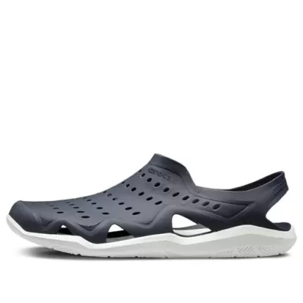Crocs Sandálias Pretas Brancas