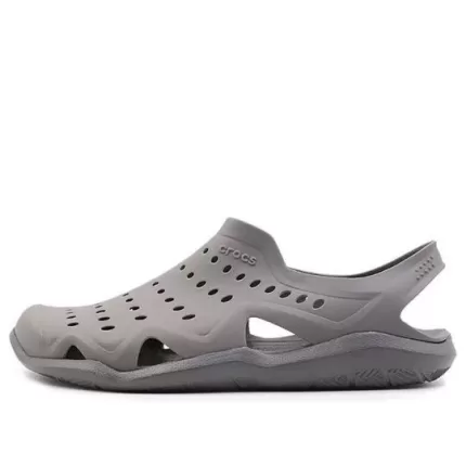 Crocs Sandálias Unissex Cinza Praia