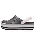 Crocs Sandálias Unissex Pretas Sola Grossa