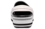 Crocs Sandálias Unissex Pretas Sola Grossa