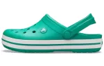 Crocs Sandálias Verdes Unissex Leves e Resistentes ao Desgaste Crocband 11016-3TL