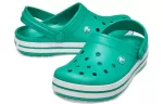 Crocs Sandálias Verdes Unissex Leves e Resistentes ao Desgaste Crocband 11016-3TL