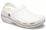 Crocs Sandálias esportivas aconchegantes resistentes ao desgaste unissex branco marrom ‘White Brown’