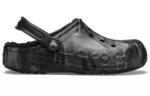 Crocs Sandálias esportivas aconchegantes resistentes ao desgaste unissex cinza