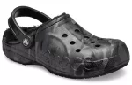 Crocs Sandálias esportivas aconchegantes resistentes ao desgaste unissex cinza