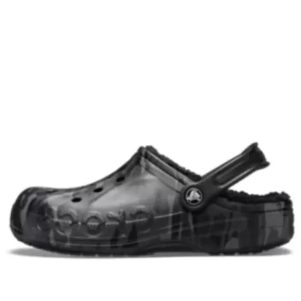 Crocs Sandálias esportivas aconchegantes resistentes ao desgaste unissex cinza