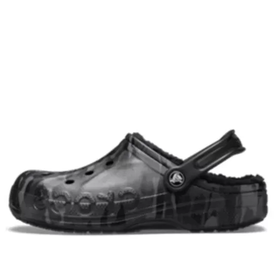 Crocs Sandálias esportivas aconchegantes resistentes ao desgaste unissex cinza