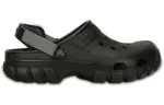 Crocs Sandálias esportivas antiderrapantes aconchegantes unissex pretas
