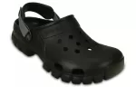 Crocs Sandálias esportivas antiderrapantes aconchegantes unissex pretas