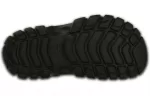Crocs Sandálias esportivas antiderrapantes aconchegantes unissex pretas