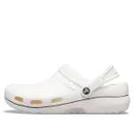 Crocs Sandálias esportivas antiderrapantes resistentes ao desgaste unissex brancas pretas ‘White Black’