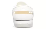 Crocs Sandálias esportivas antiderrapantes resistentes ao desgaste unissex brancas pretas ‘White Black’