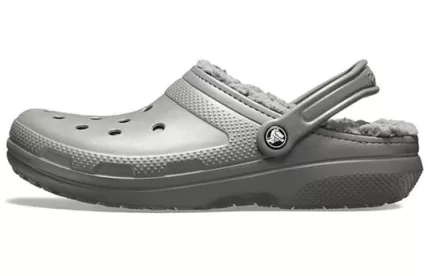 Crocs Sandálias esportivas leves e resistentes ao desgaste unissex cinza ‘Gray’