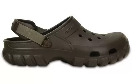 Crocs Sandálias esportivas unissex minimalistas resistentes ao desgaste e aconchegantes marrom