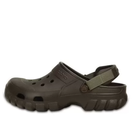 Crocs Sandálias esportivas unissex minimalistas resistentes ao desgaste e aconchegantes marrom