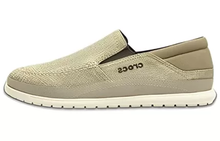 Crocs Santa Cruz Playa Slip-On Shoes ‘Khaki Stucco’