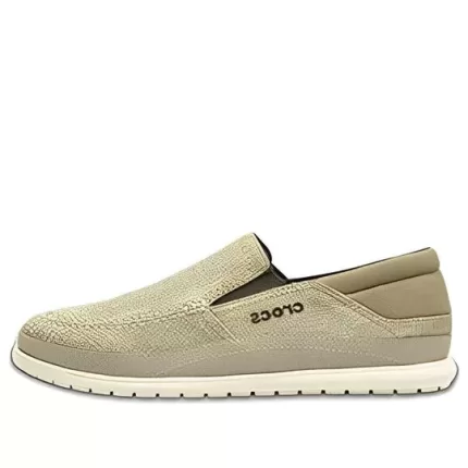 Crocs Santa Cruz Playa Slip-On Shoes ‘Khaki Stucco’
