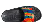 Crocs Sapato casual unissex preto azul profundo