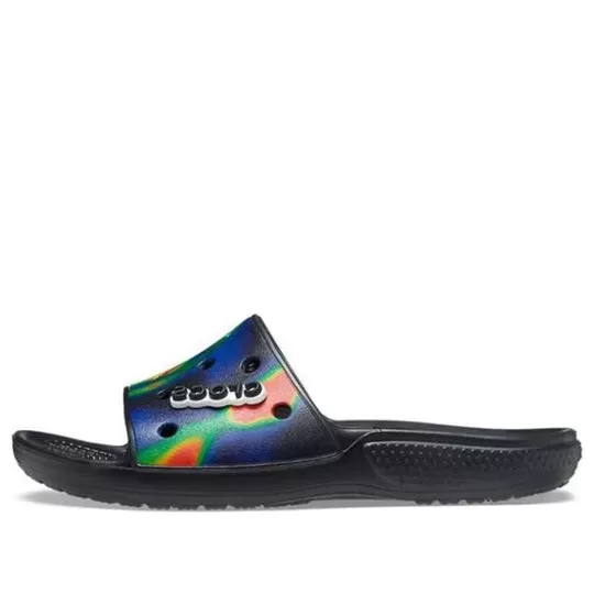 Crocs Sapato casual unissex preto azul profundo