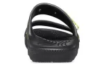 Crocs Sapato com sola macia preto verde unissex ‘Black Green’