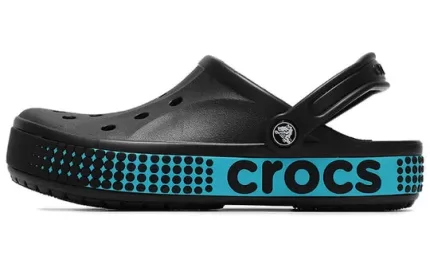Crocs Sapato respirável antiderrapante resistente ao desgaste preto unissex