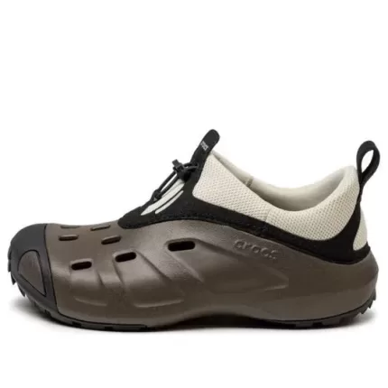 Crocs Sapatos baixos Quick Trail ‘Marrom Branco’