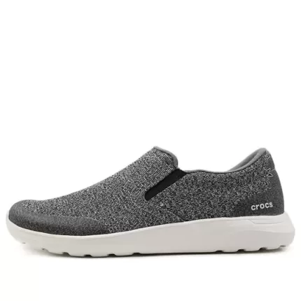 Crocs Sapatos deslizantes estáticos Kinsale ‘cinza branco’