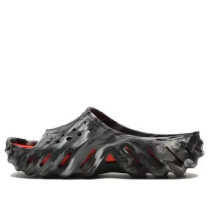 Crocs Slide Echo Marmorizado ‘Preto’