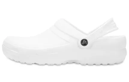 Crocs Specialist II Clog Sapato casual resistente ao desgaste branco unissex