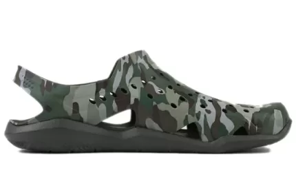 Crocs Swiftwater Camo Wave Sandálias ‘Verde Marrom’