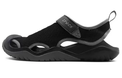 Crocs Swiftwater Sandálias ‘Black Dark Grey’