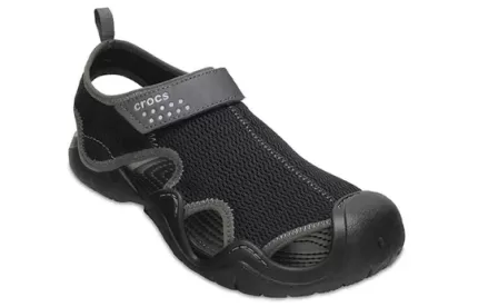 Crocs Swiftwater Sandálias ‘Black Light Grey’