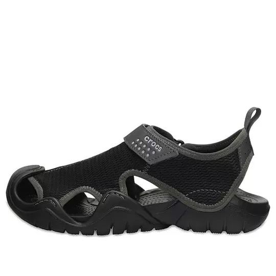 Crocs Swiftwater Sandálias ‘Black Light Grey’