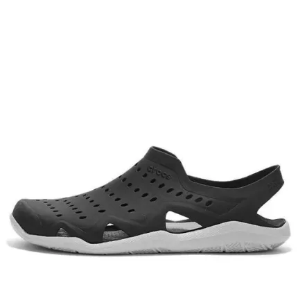 Crocs Swiftwater Wave Sandálias ‘Wave Black Pearl White’