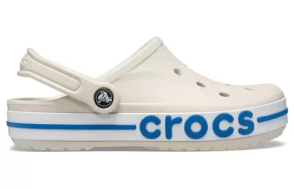 Crocs Tamanco Bayaband ‘Branco Azul’
