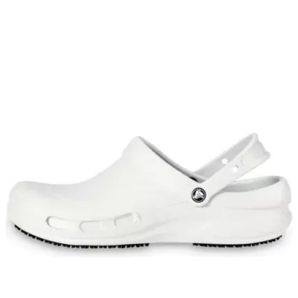 Crocs Tamanco Bistrô Sandálias Brancas 10075-100