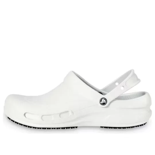 Crocs Tamanco Bistrô Sandálias Brancas 10075-100