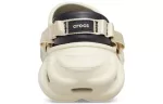 Crocs Tamanco Echo ‘Bone Preto Bege’