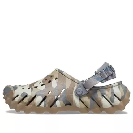 Crocs Tamanco Echo Camo Redux ‘Carvão Camo Verde’