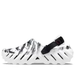 Crocs Tamanco Echo Tiger ‘Branco Preto’
