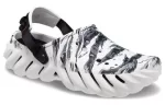 Crocs Tamanco Echo Tiger ‘Branco Preto’