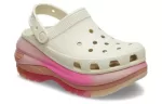 Crocs Tamanco Mega Crush Color Dip ‘Rosa Branco’